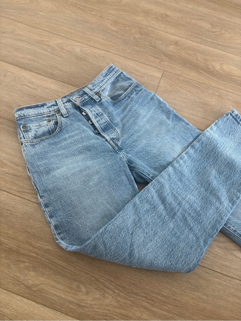 Levi's Light Blue Straight-Leg Women's Jeans